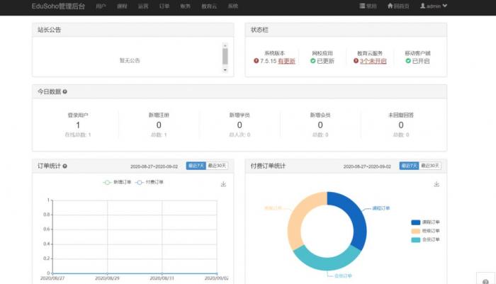 图片[6]-精品在线网校教育点播系统源码 EduSoHo7.5.15的搭建配置教程-大大鹏源码网