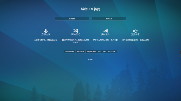 PHP域名url转发源码支持隐性转发-大大鹏源码网