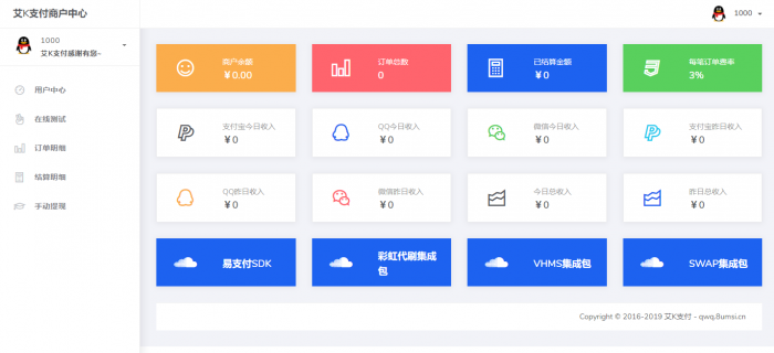 图片[2]-最新内外页面易支付程序打包艾K修改版-大大鹏源码网