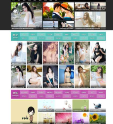 价值180的仿3641美女图库帝国CMS内核整站源码-大大鹏源码网