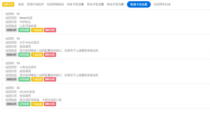 最近很火的斗鱼大王卡动态线路免流系统搭建教程联通电信必免-大大鹏源码网