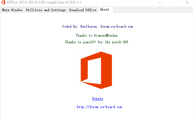2020 Office部署工具—-Office 2013-2019 C2R Install 7.0.8 正式版+单文件版-大大鹏源码网