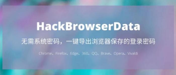 一键导出浏览器所有保存过的账号密码HackBrowserData工具-大大鹏源码网