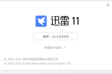 迅雷11.1.8.1418单文件版（无需安装点击即用系统洁癖福音）-大大鹏源码网