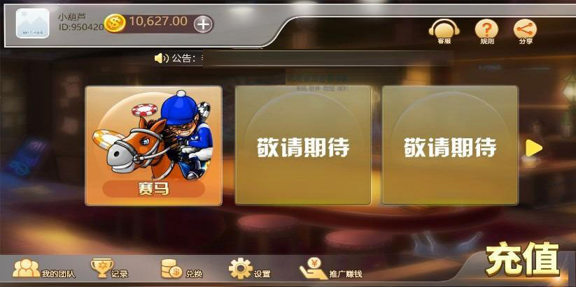 H5赛马娱乐游戏源码 积分娱乐小游戏对接微信公众号-大大鹏源码网