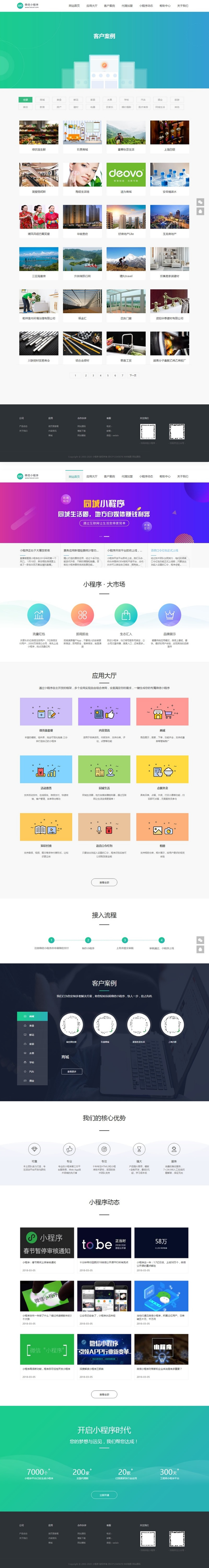 微信小程序开发代理展示销售网站源码（手机同步）产品介绍-大大鹏源码网