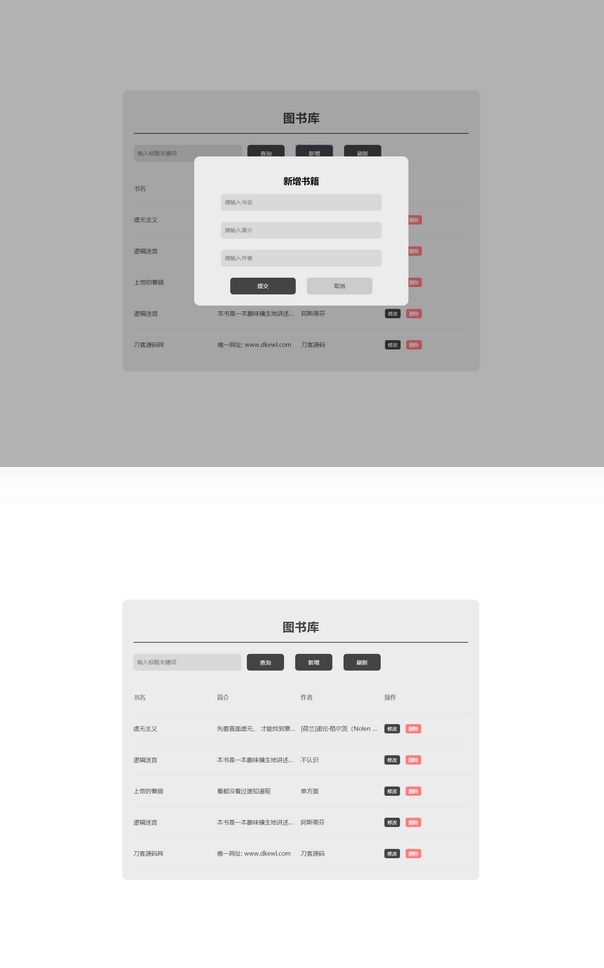 PHP网站毕业设计 图书库网站源码-大大鹏源码网